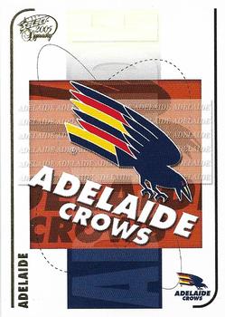2005 Select Dynasty AFL #3 Adelaide Crows Front